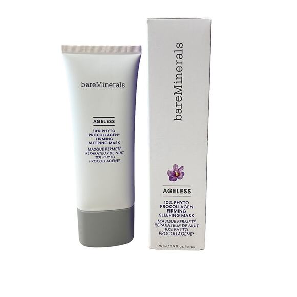 BareMinerals Ageless 10% Phyto Procollagen Firming Sleeping Mask 75ml 2.5 fl oz - Picture 1 of 3